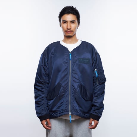 COLLARLESS FLIGHT JACKET