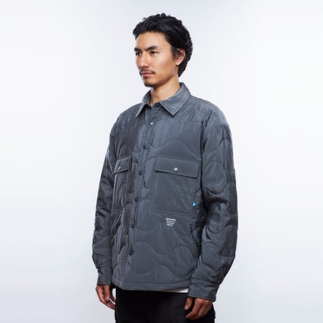 QUILTED RIPSTOP NYLON SHIRT