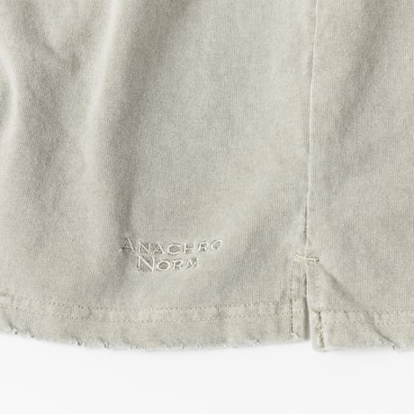 PIGMENT DYED POCKET S/S T-S BEIGE