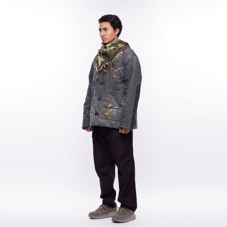 DENIM PUFFER JACKET