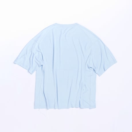 PLAIN KNIT S/S T-S SAX