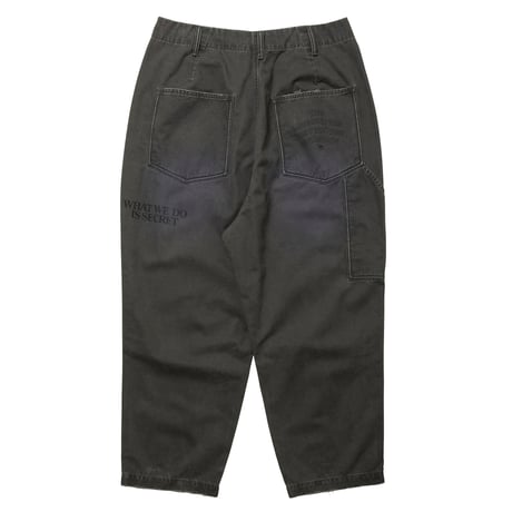 HANDWRITING PRINT CHINO SARROUEL PANTS