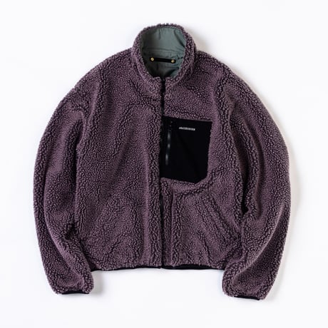 AN326 REVERSIBLE BOA JACKET PURPLE
