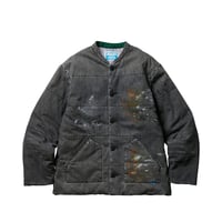 DENIM PUFFER JACKET