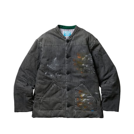 DENIM PUFFER JACKET