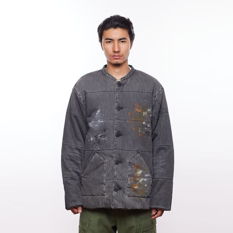 DENIM PUFFER JACKET