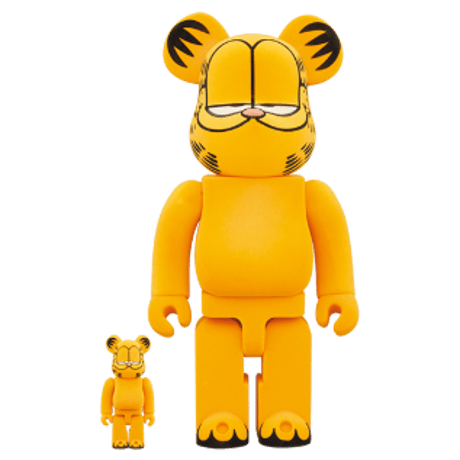 BE@RBRICK GARFIELD Flocky Ver. 100％ & 400％