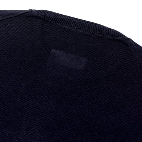 PLAIN KNIT S/S T-S BLACK