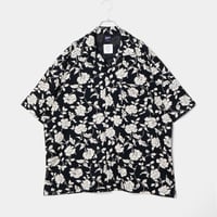 CHIRIMEN KNIT ALOHA SHIRT (OVERSIZED)