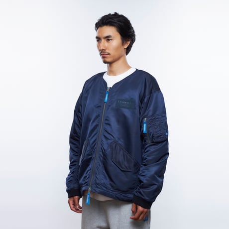 COLLARLESS FLIGHT JACKET