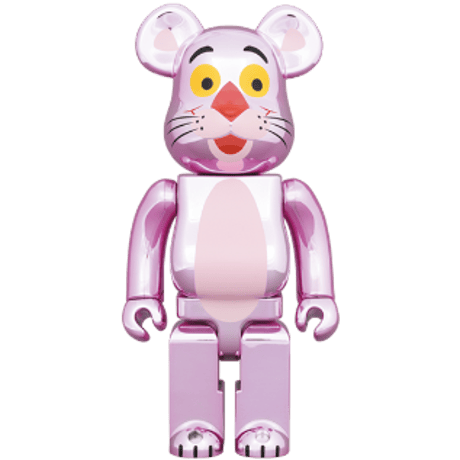 BE@RBRICK PINK PANTHER CHROME Ver.100％ & 400％