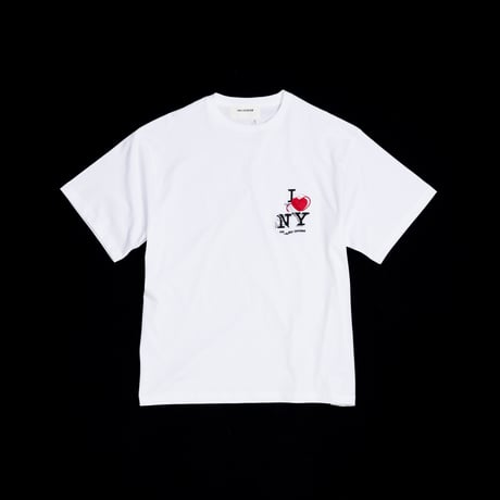ICON THREADS GLITCH EMBROIDERY S/S T-S - WHITE