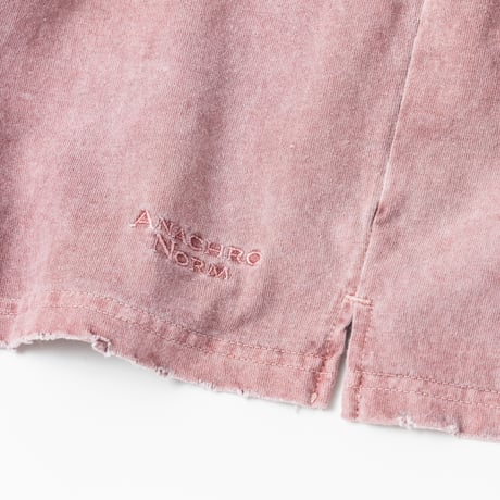 PIGMENT DYED POCKET S/S T-S RED