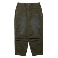 HANDWRITING PRINT CHINO SARROUEL PANTS