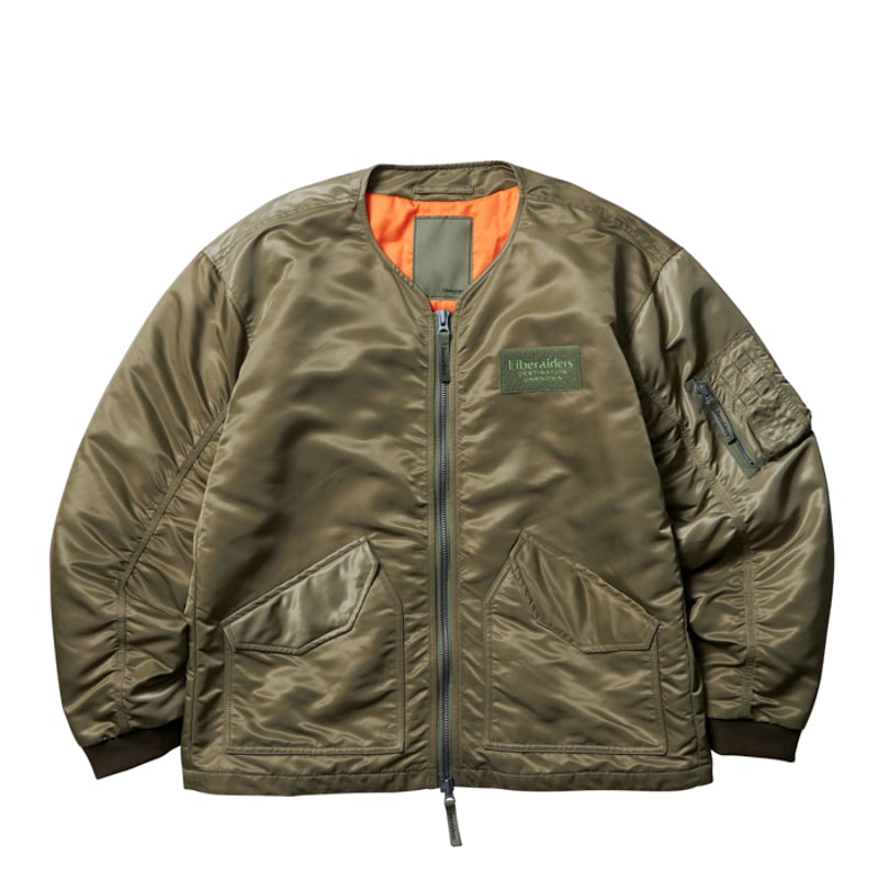 COLLARLESS FLIGHT JACKET | independence