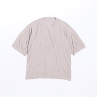 PLAIN KNIT S/S T-S BEIGE
