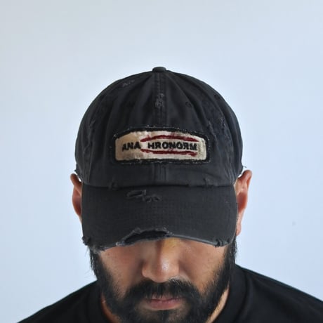 DISTRESSED PATCH 6PANEL CAP