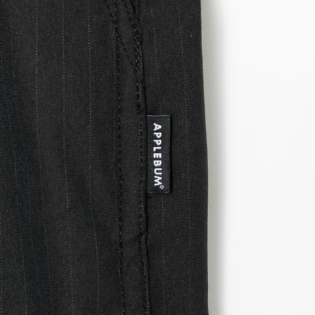 PIN STRIPE WIDE MILITARY PANTS