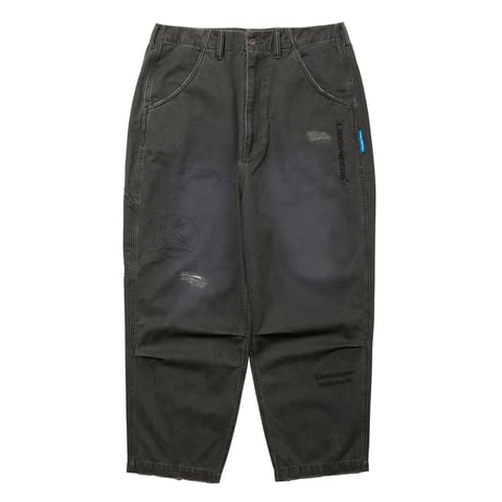 HANDWRITING PRINT CHINO SARROUEL PANTS