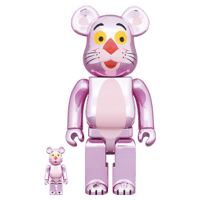 BE@RBRICK PINK PANTHER CHROME Ver.100％ & 400％