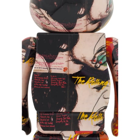 BE@RBRICK Andy Warhol × The Rolling Stones “Love You Live” 1000％