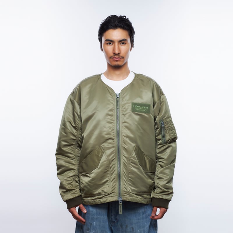 COLLARLESS FLIGHT JACKET | independence