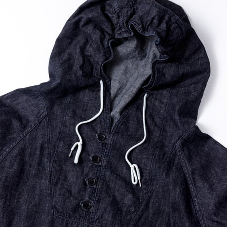 UTILITY DENIM ANORAK PULLOVER