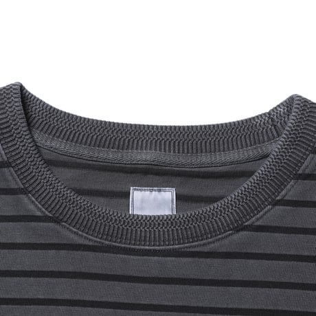 PIGMENT DYED STRIPED L/S
