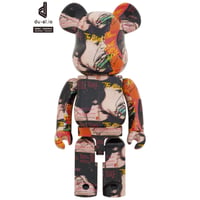 BE@RBRICK Andy Warhol × The Rolling Stones “Love You Live” 1000％