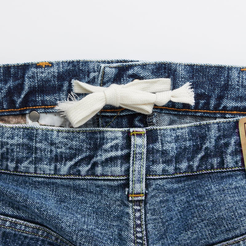 美品FAT BLUDOZER ACID ワイドパンツ　デニム エフエイティー FAT F.A.T. BLUDOZER ACID（エフエイティー