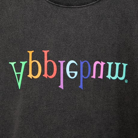 “COMPUTER-LOGO” WASHED T-SHIRT