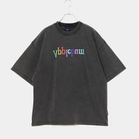 “COMPUTER-LOGO” WASHED T-SHIRT