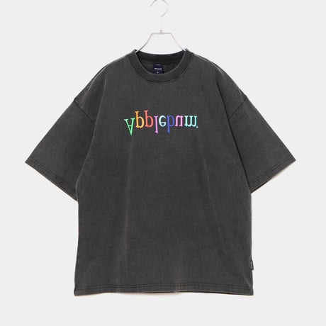 “COMPUTER-LOGO” WASHED T-SHIRT