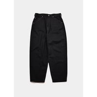 “SELENA” WIDE TAPERED DENIM PANTS (BLACK)