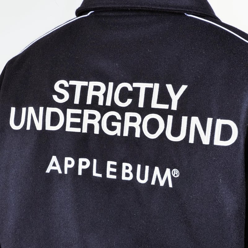 COLLARED MELTON STADIUM JACKET | independence