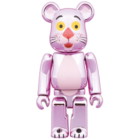 BE@RBRICK PINK PANTHER CHROME Ver.100％ & 400％