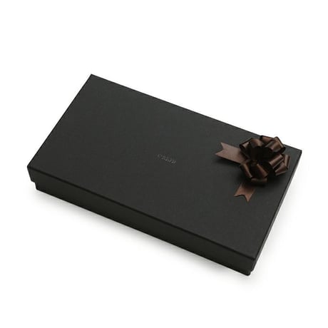 Vine Pattern Zip Long Wallet - BLACK
