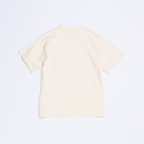 ICON THREADS GLITCH EMBROIDERY S/S T-S - BEIGE