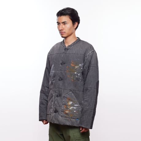 DENIM PUFFER JACKET