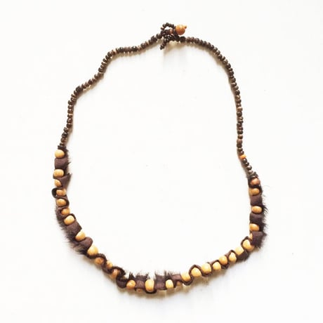 Wood Beads/ Silk-a