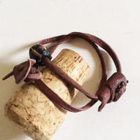 Leather Bracelet/ Wind-2