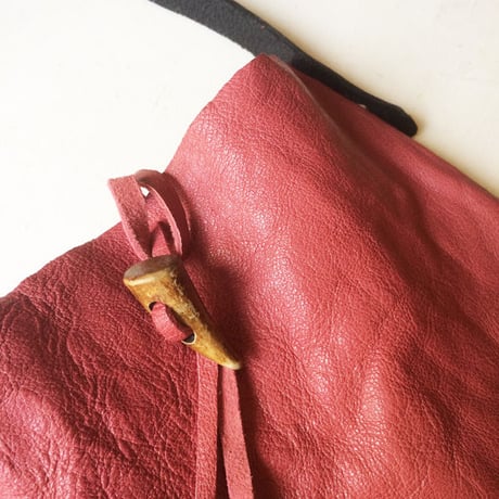 leather fringe bag