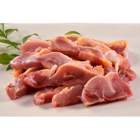 おやべ火ね鶏　焼肉用モモ900g　(カット済・真空パック・解凍)