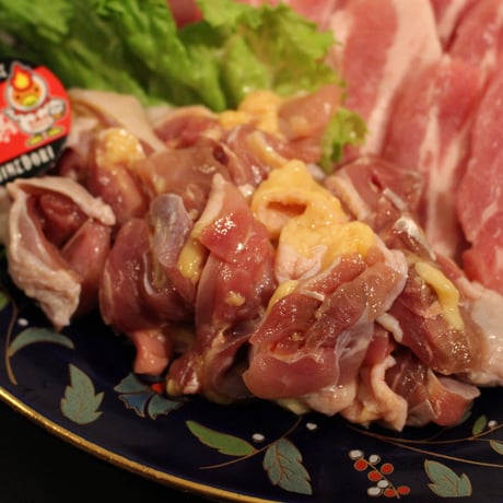 焼肉用3種セット(稲葉牛/メルヘンポーク/火ね鶏) 約1Kg
