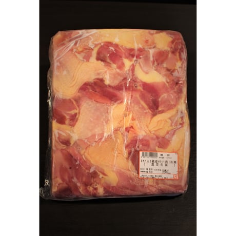 おやべ火ね鶏　モモ塊2Kg　(凍結品)