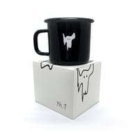 Yh.T エナメル コップ（ ブラック ）