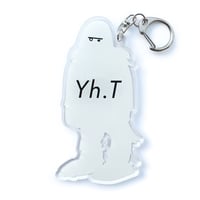 Yh.T アクリルキーホルダー（単品／白）