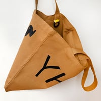 Yh.T キャンバス トートバッグ（単品／キャメル・ブラック）