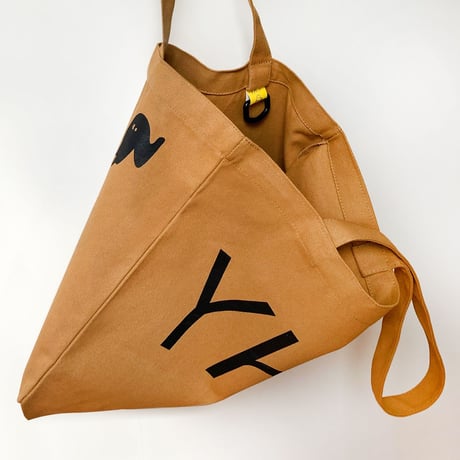Yh.T キャンバス トートバッグ（単品／キャメル・ブラック）