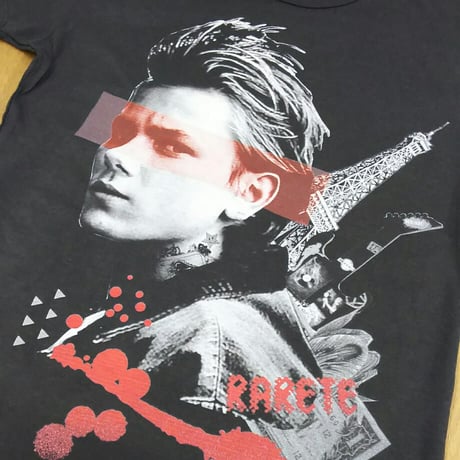 RARETE (ラルテ) リヴァー・フェニックス コラージュ Tシャツ スミクロ 星柄 star